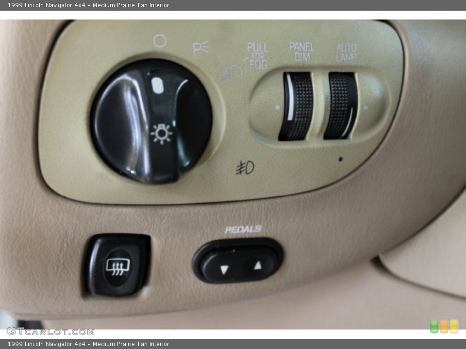 Medium Prairie Tan Interior Controls for the 1999 Lincoln Navigator 4x4 #51988196