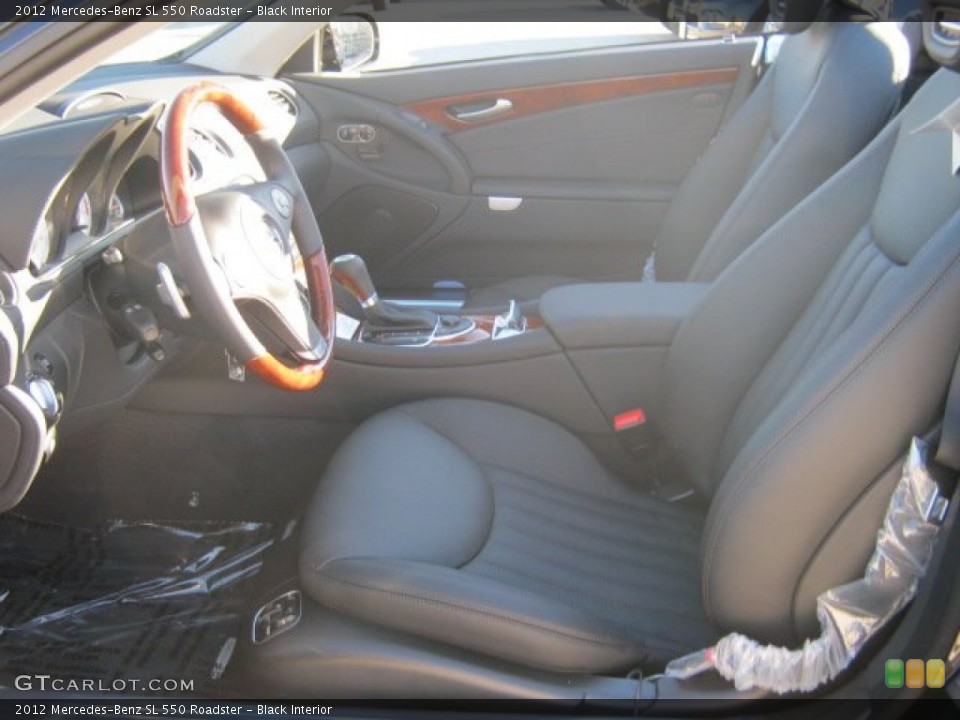 Black Interior Photo for the 2012 Mercedes-Benz SL 550 Roadster #51989972