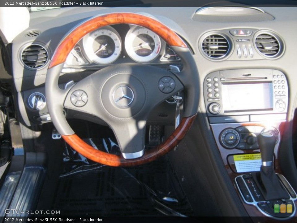 Black Interior Dashboard for the 2012 Mercedes-Benz SL 550 Roadster #51989984