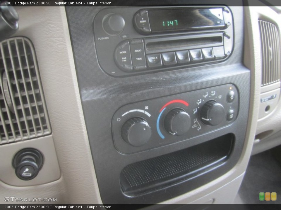 Taupe Interior Controls for the 2005 Dodge Ram 2500 SLT Regular Cab 4x4 #51989987