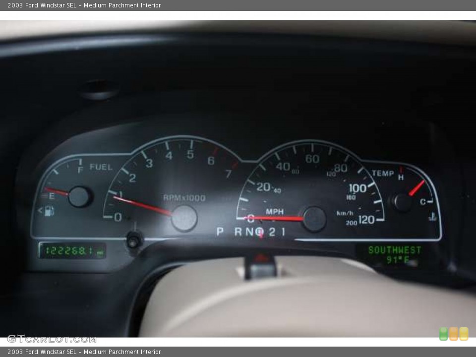 Medium Parchment Interior Gauges for the 2003 Ford Windstar SEL #51992231