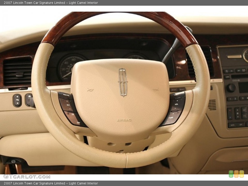 Light Camel Interior Steering Wheel for the 2007 Lincoln Town Car Signature Limited #51993119