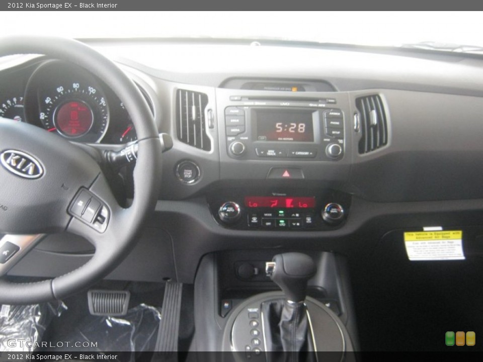 Black Interior Dashboard for the 2012 Kia Sportage EX #51997464
