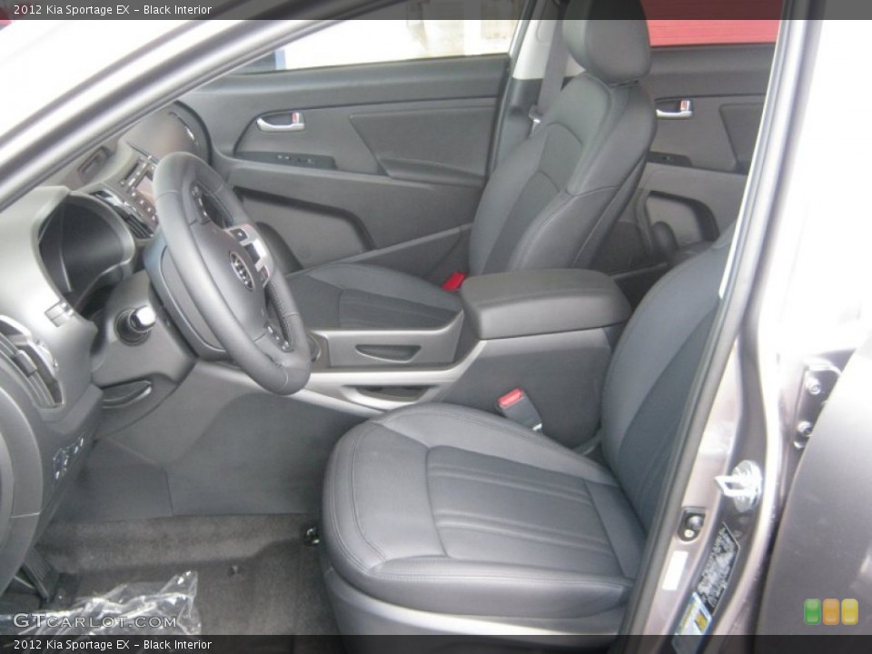 Black Interior Photo for the 2012 Kia Sportage EX #51997524