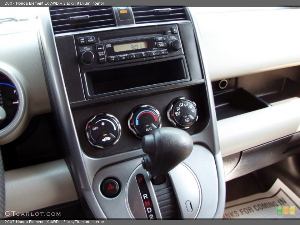 Black/Titanium Interior Controls for the 2007 Honda Element LX AWD #51999672