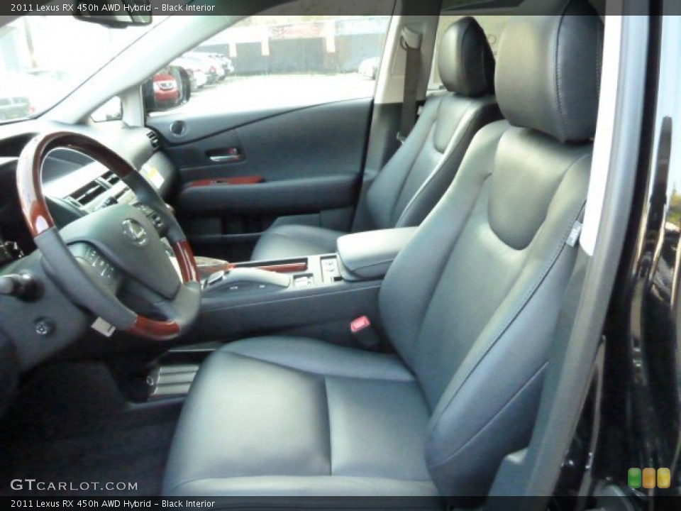 Black Interior Photo for the 2011 Lexus RX 450h AWD Hybrid #52001169