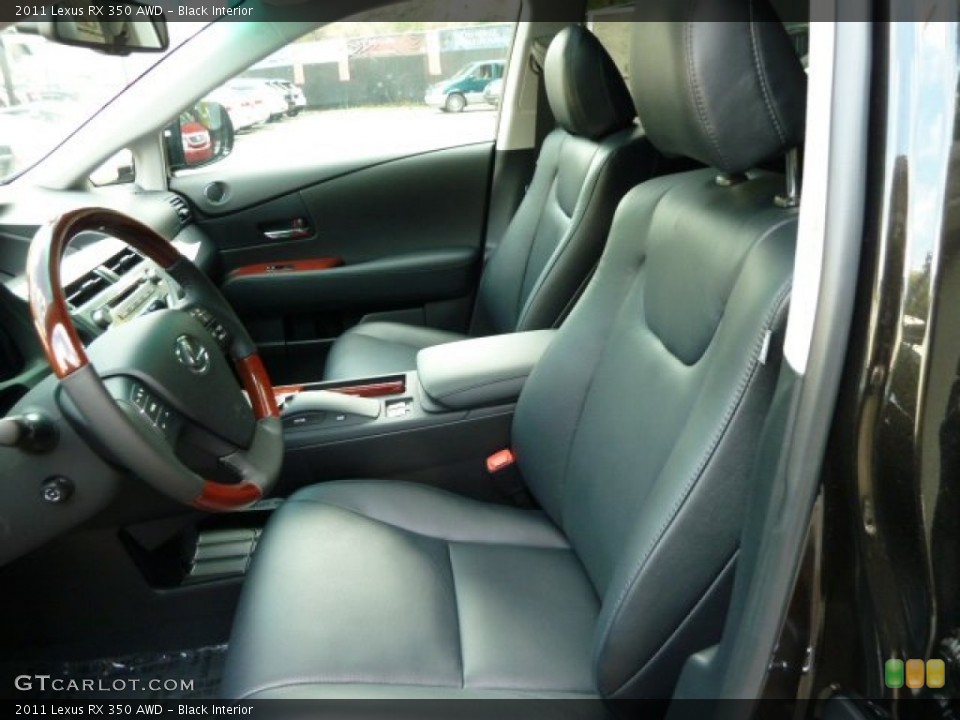 Black Interior Photo for the 2011 Lexus RX 350 AWD #52001448