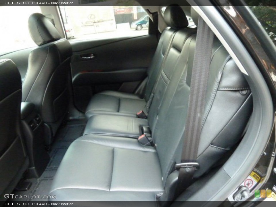 Black Interior Photo for the 2011 Lexus RX 350 AWD #52001463
