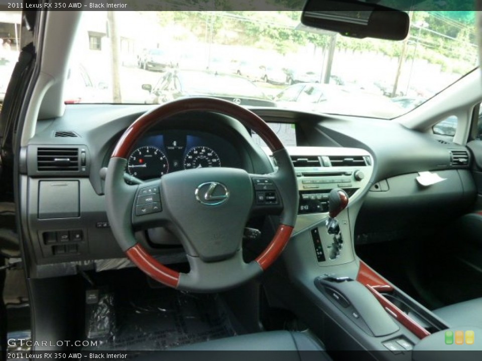 Black Interior Dashboard for the 2011 Lexus RX 350 AWD #52001475
