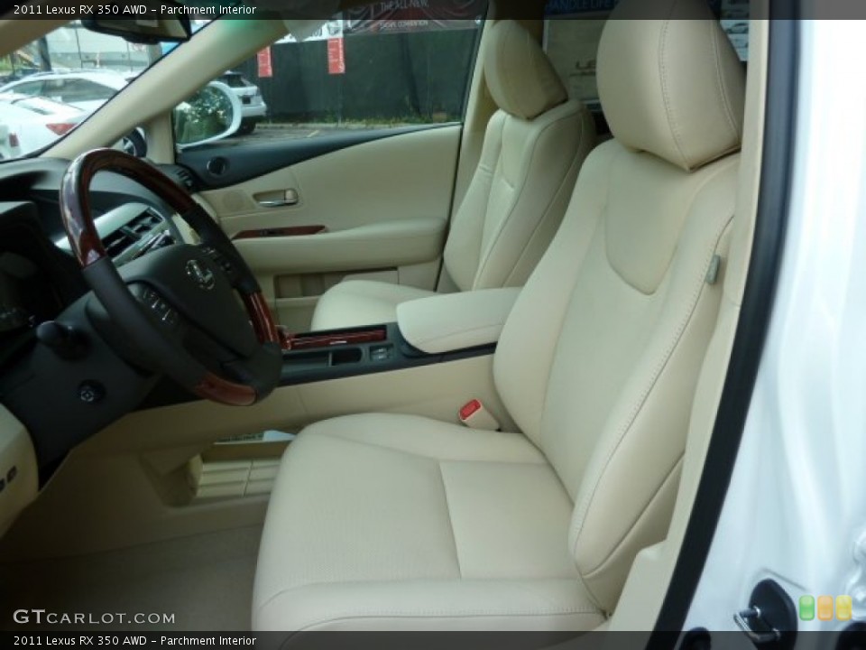 Parchment Interior Photo for the 2011 Lexus RX 350 AWD #52002012