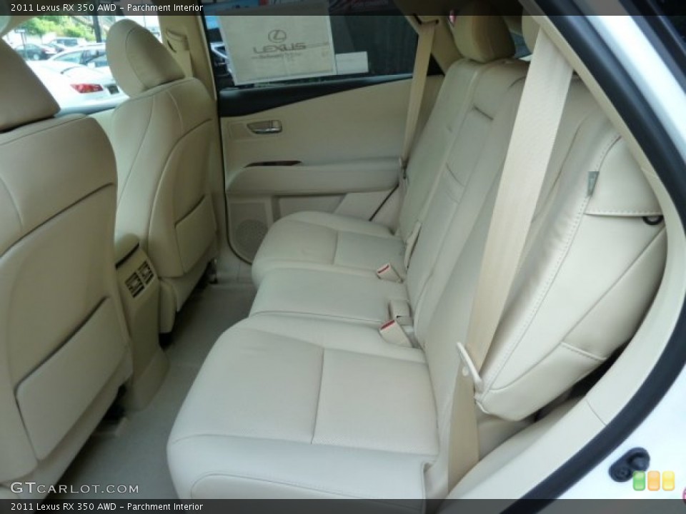 Parchment Interior Photo for the 2011 Lexus RX 350 AWD #52002024