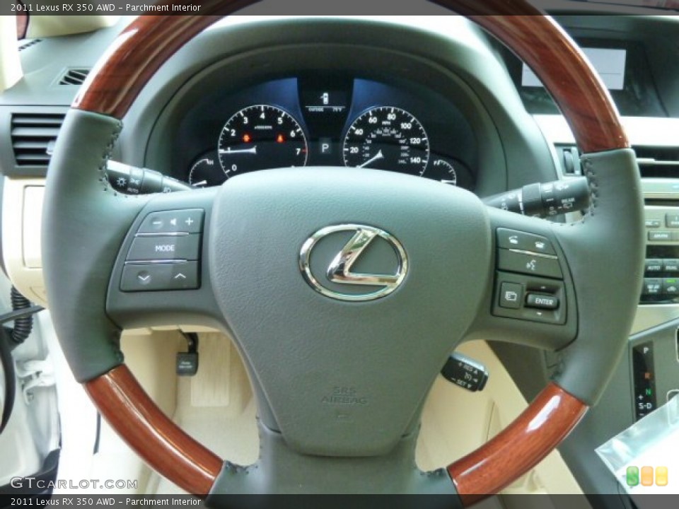 Parchment Interior Steering Wheel for the 2011 Lexus RX 350 AWD #52002093