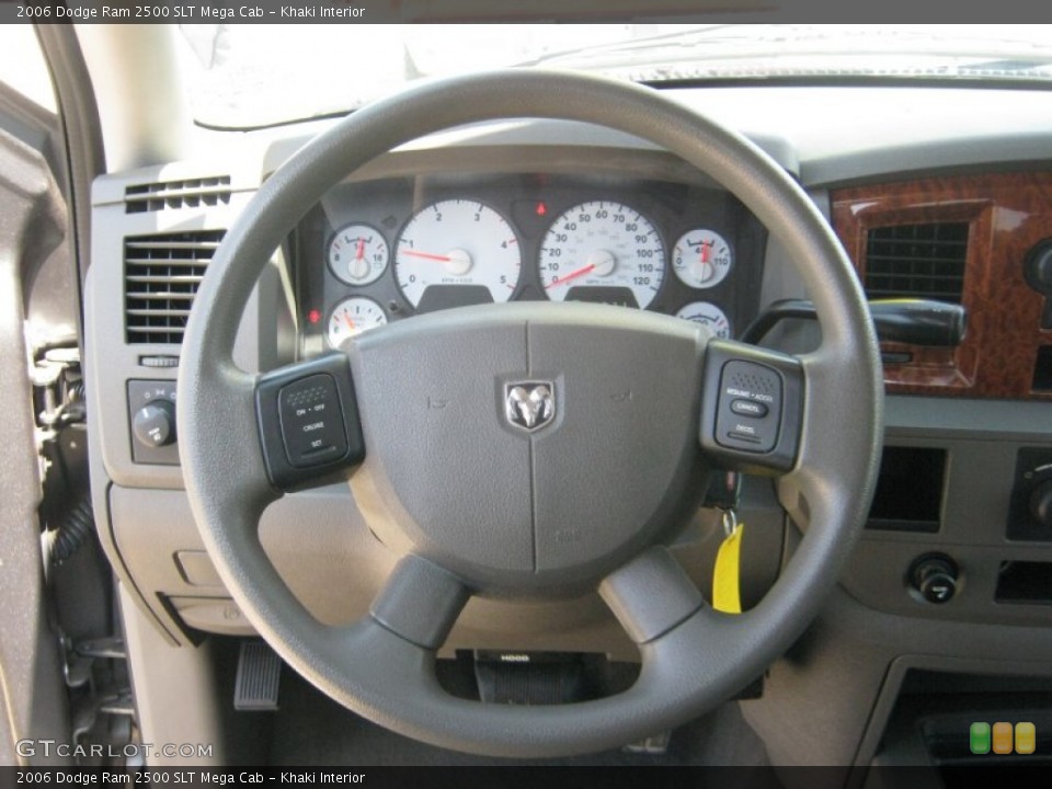 Khaki Interior Steering Wheel for the 2006 Dodge Ram 2500 SLT Mega Cab #52002219