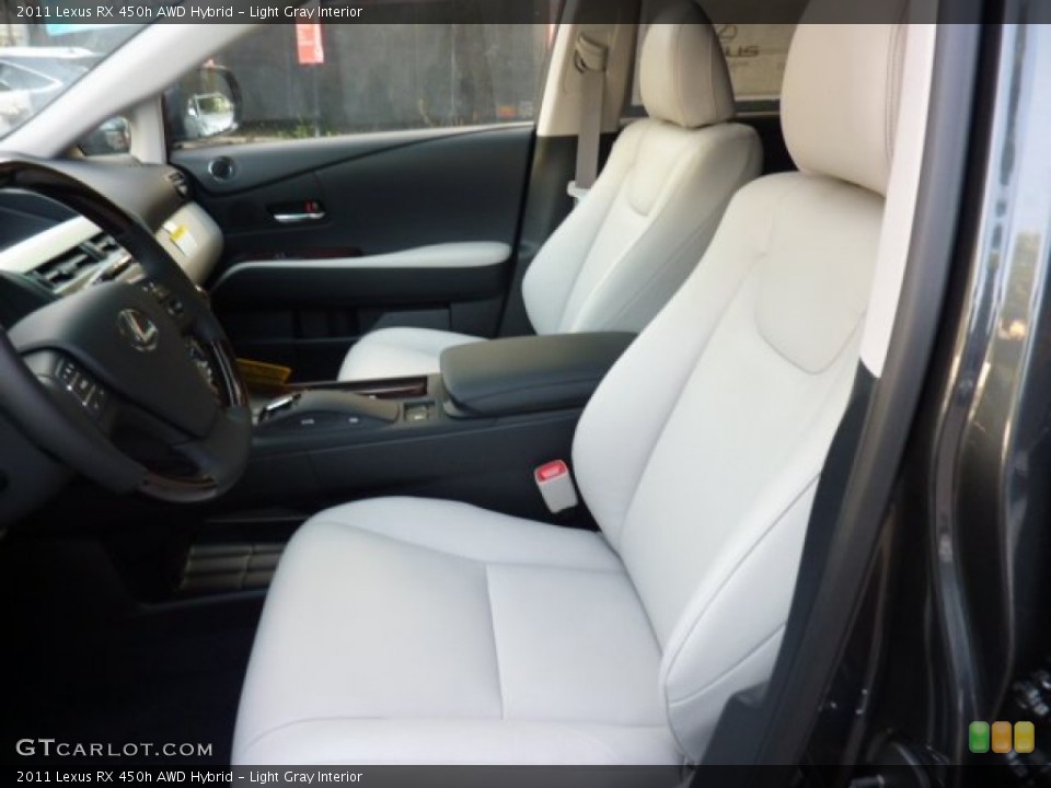 Light Gray Interior Photo for the 2011 Lexus RX 450h AWD Hybrid #52002306