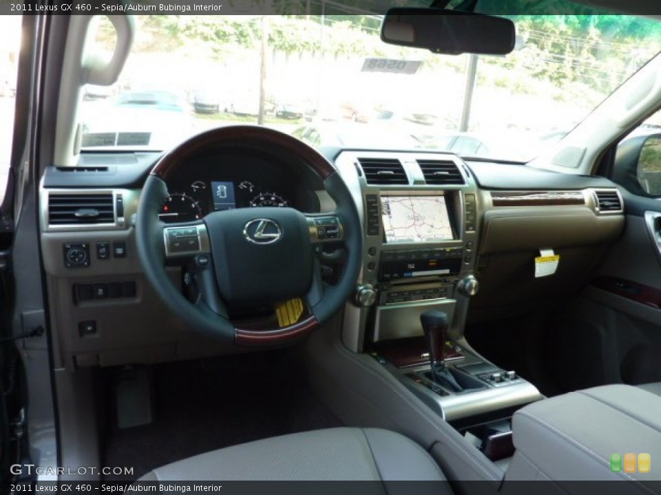 Sepia/Auburn Bubinga Interior Photo for the 2011 Lexus GX 460 #52002609
