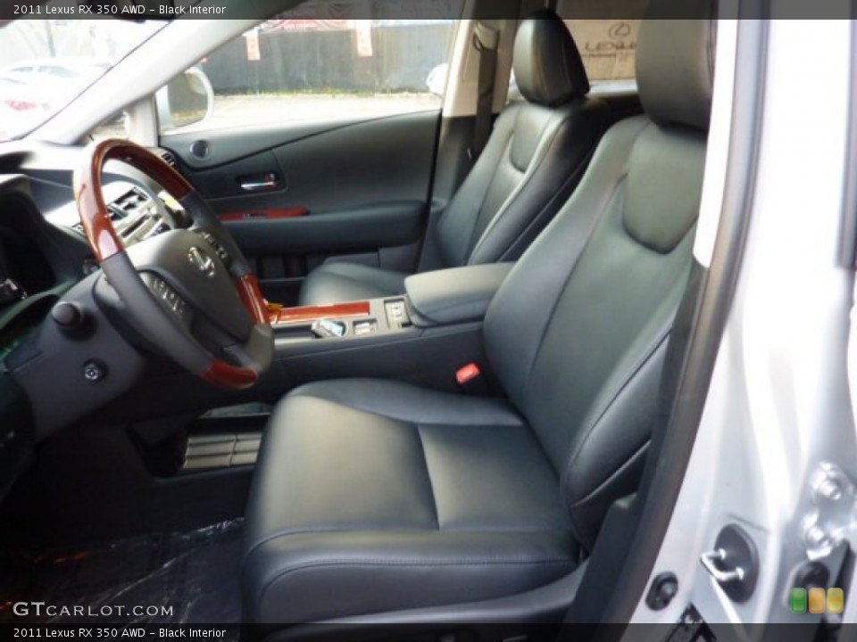 Black Interior Photo for the 2011 Lexus RX 350 AWD #52002867