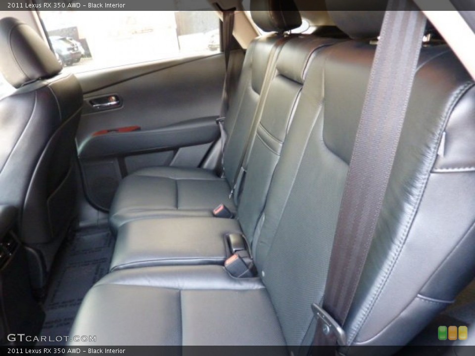 Black Interior Photo for the 2011 Lexus RX 350 AWD #52002882