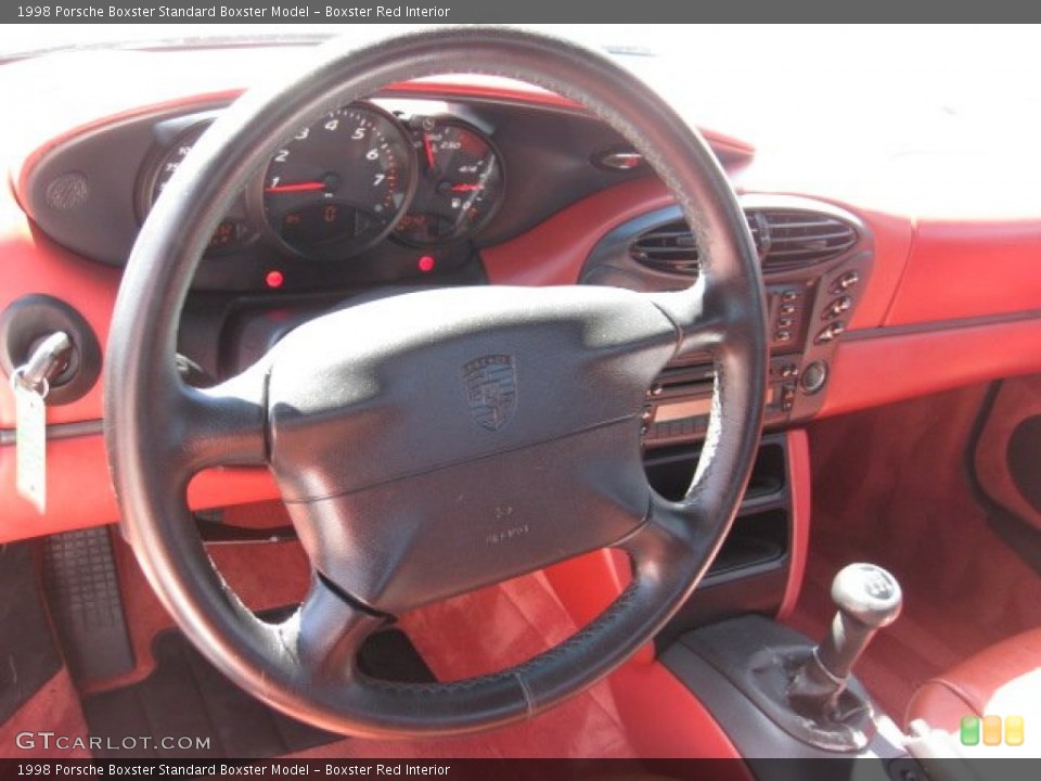 Boxster Red Interior Steering Wheel for the 1998 Porsche Boxster  #52002945