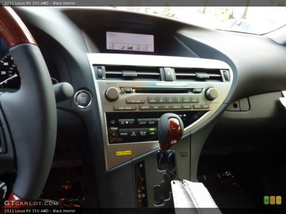 Black Interior Controls for the 2011 Lexus RX 350 AWD #52002978