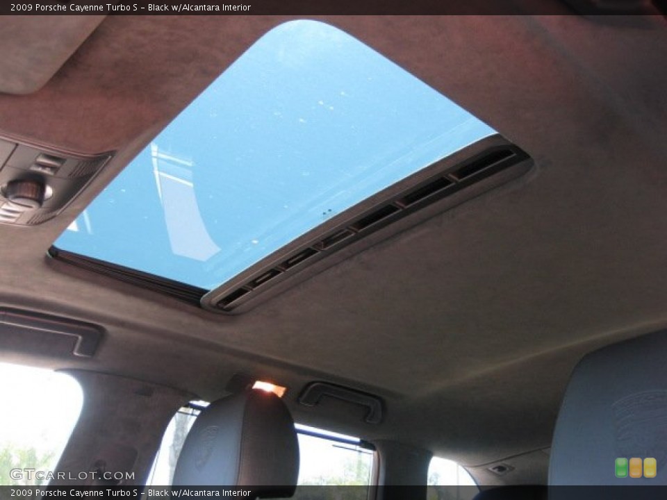 Black w/Alcantara Interior Sunroof for the 2009 Porsche Cayenne Turbo S #52003185