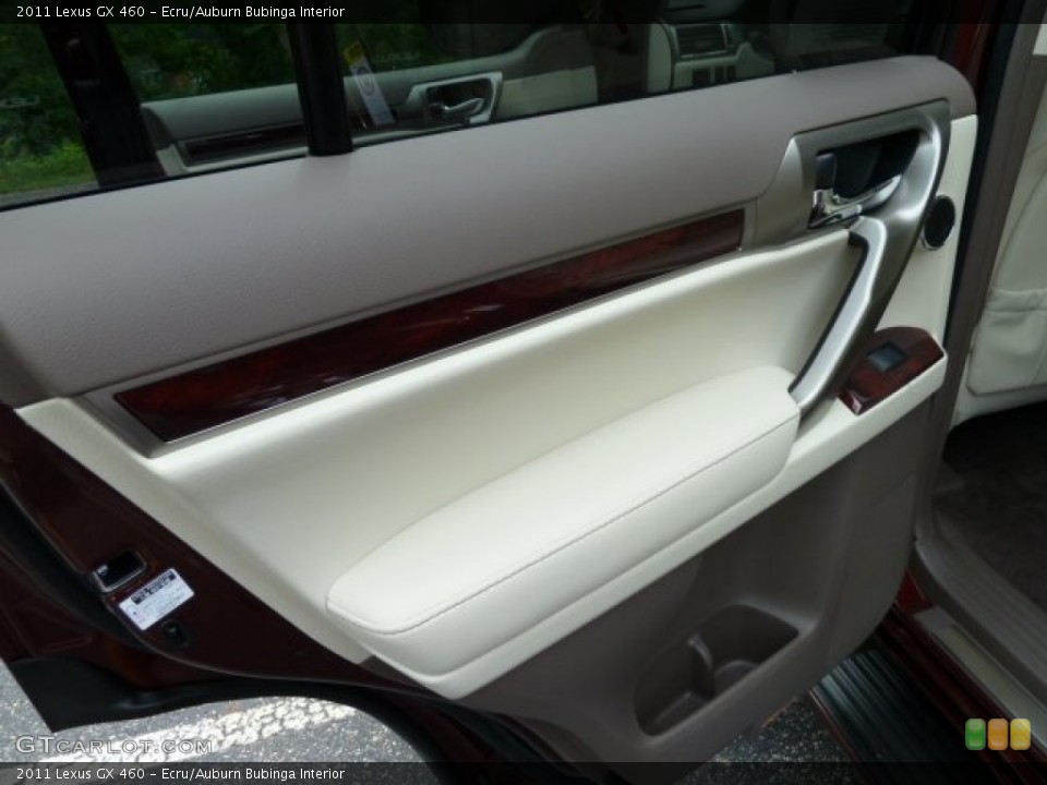 Ecru/Auburn Bubinga Interior Door Panel for the 2011 Lexus GX 460 #52003206