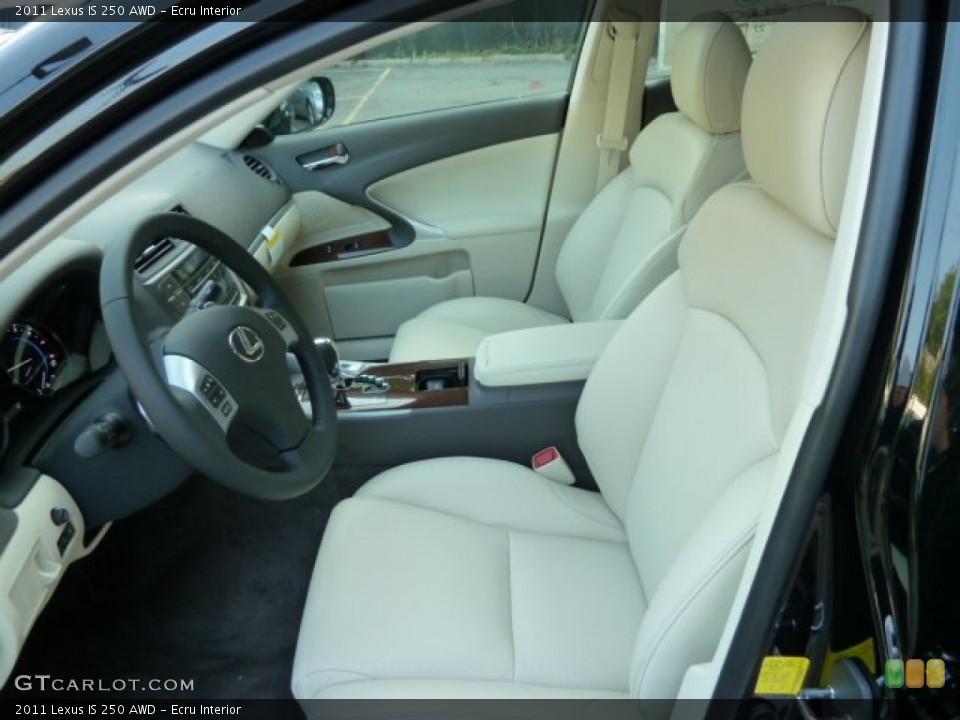 Ecru Interior Photo for the 2011 Lexus IS 250 AWD #52003443