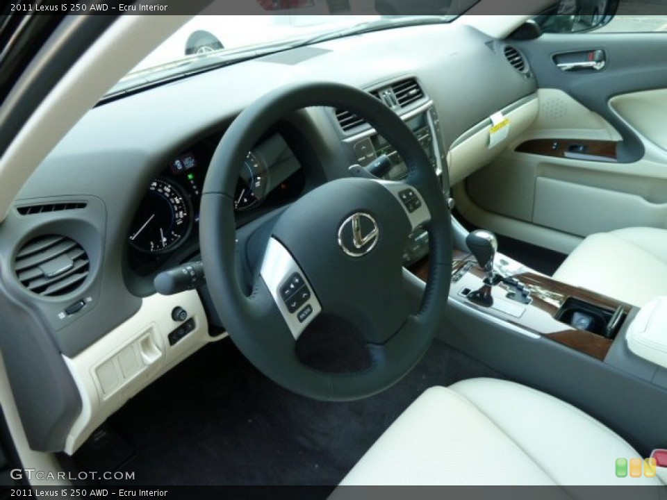 Ecru Interior Photo for the 2011 Lexus IS 250 AWD #52003530