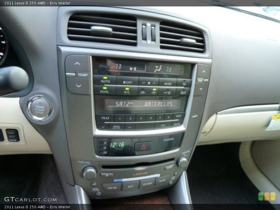 Ecru Interior Controls for the 2011 Lexus IS 250 AWD #52003563