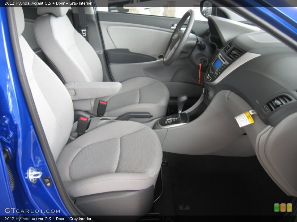 Gray Interior Photo for the 2012 Hyundai Accent GLS 4 Door #52004949