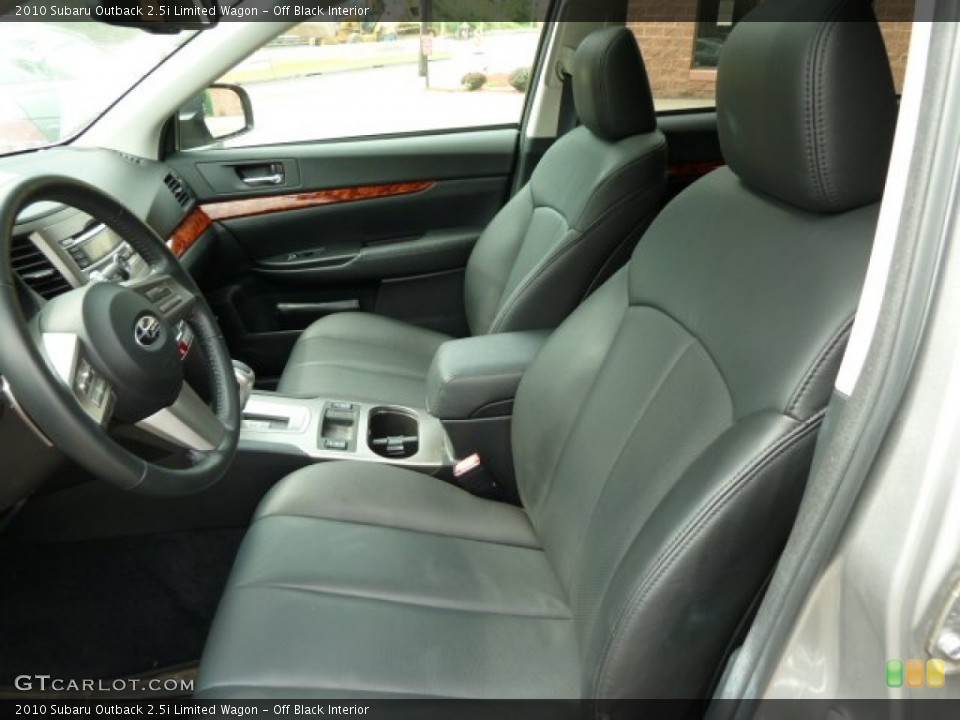 Off Black Interior Photo for the 2010 Subaru Outback 2.5i Limited Wagon #52005192