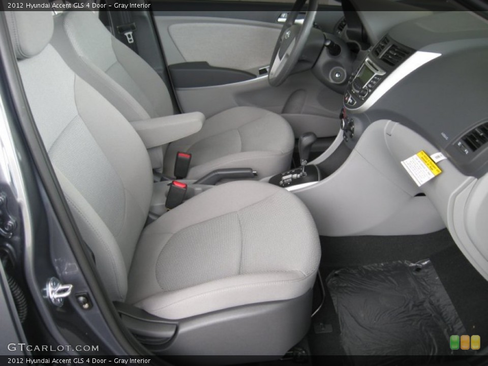 Gray Interior Photo for the 2012 Hyundai Accent GLS 4 Door #52005360