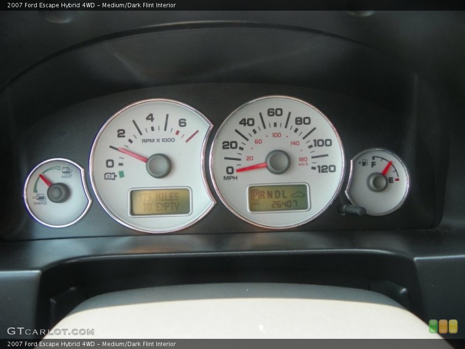 Medium/Dark Flint Interior Gauges for the 2007 Ford Escape Hybrid 4WD #52005621