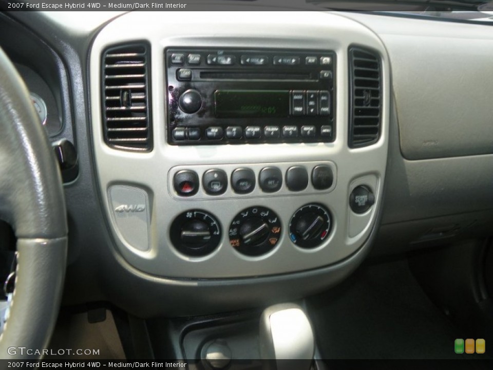 Medium/Dark Flint Interior Controls for the 2007 Ford Escape Hybrid 4WD #52005636