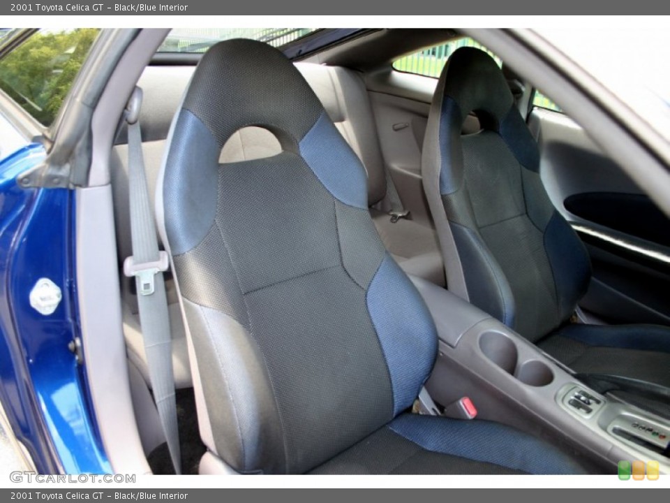Black/Blue Interior Photo for the 2001 Toyota Celica GT #52006806