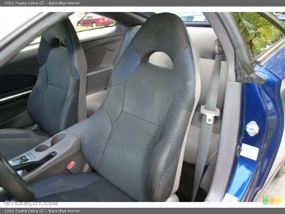 Black/Blue Interior Photo for the 2001 Toyota Celica GT #52006821