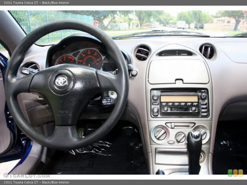 Black/Blue Interior Dashboard for the 2001 Toyota Celica GT #52007058