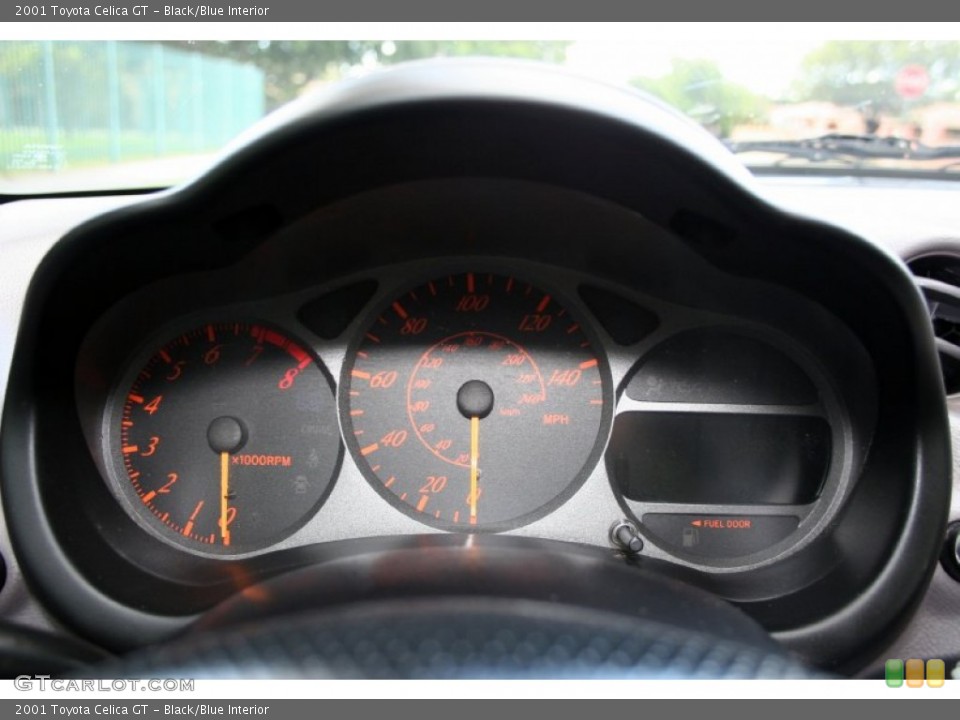 Black/Blue Interior Gauges for the 2001 Toyota Celica GT #52007103