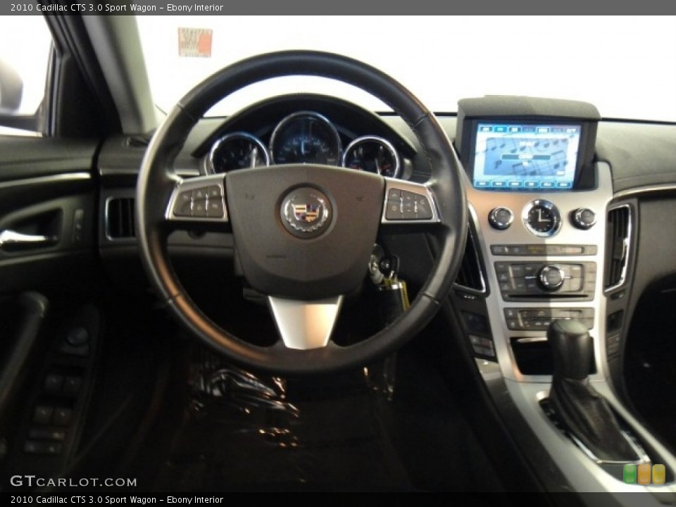 Ebony Interior Dashboard for the 2010 Cadillac CTS 3.0 Sport Wagon #52009410