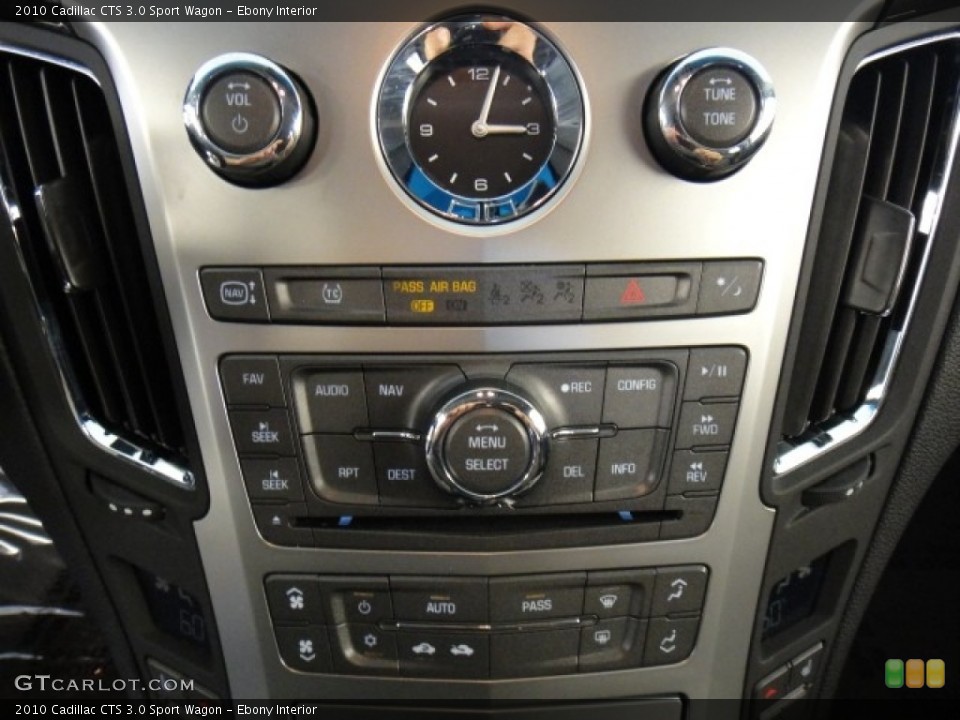 Ebony Interior Controls for the 2010 Cadillac CTS 3.0 Sport Wagon #52009467