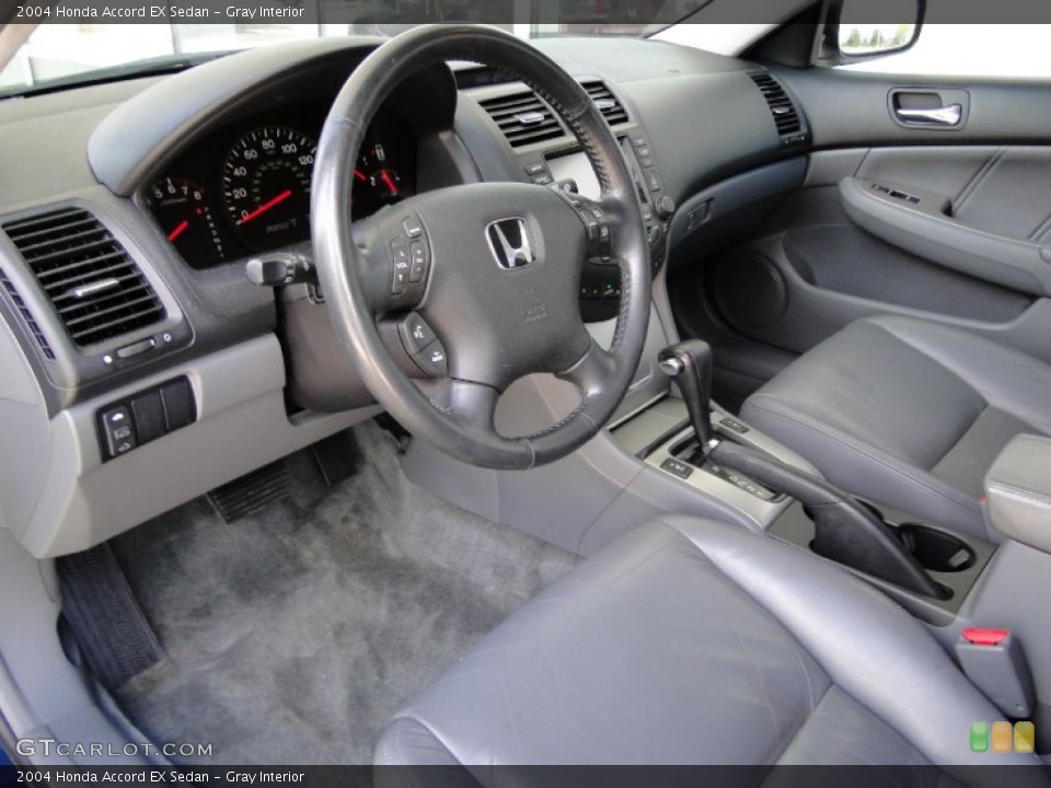 Gray Interior Prime Interior for the 2004 Honda Accord EX Sedan #52010622