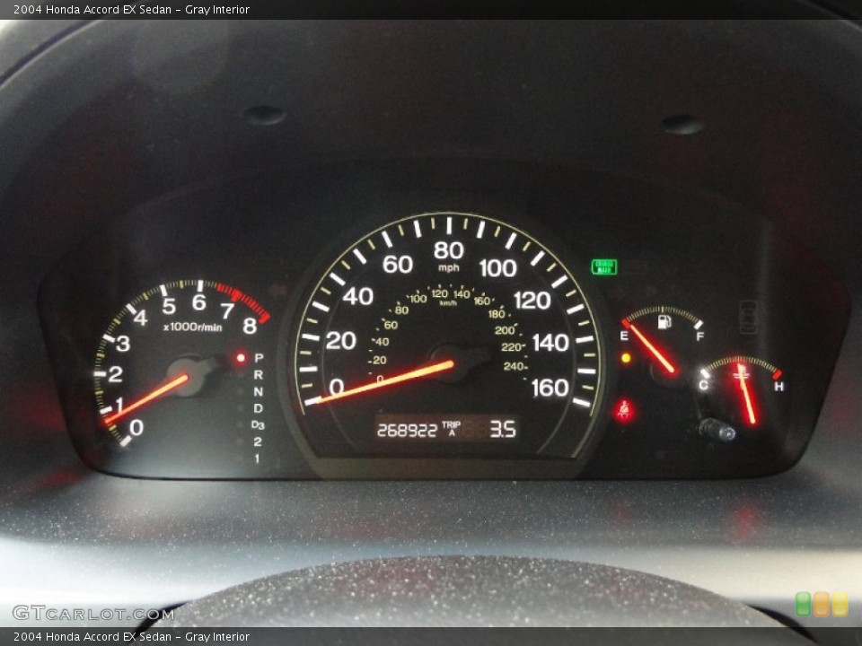 Gray Interior Gauges for the 2004 Honda Accord EX Sedan #52010715