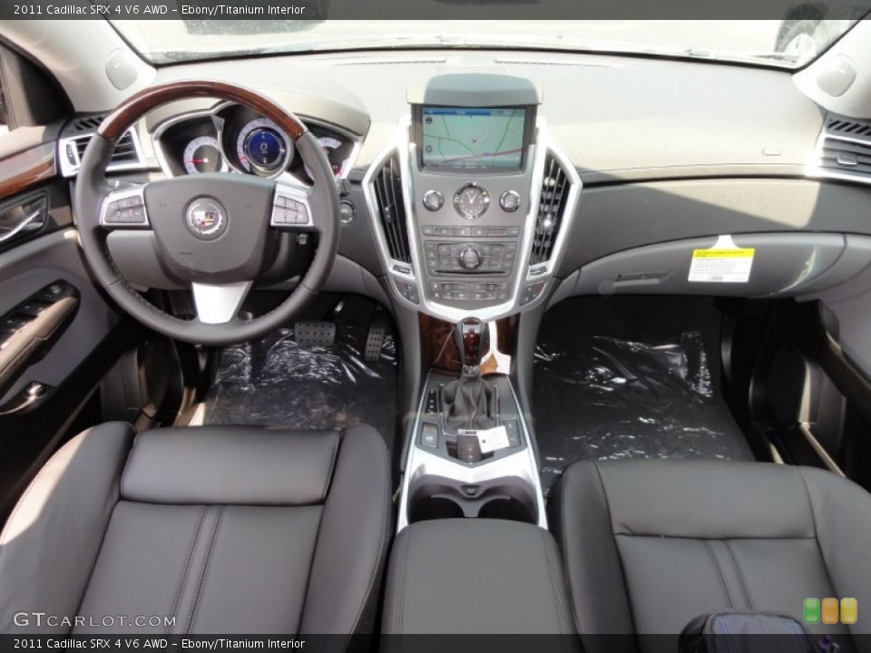 Ebony/Titanium Interior Dashboard for the 2011 Cadillac SRX 4 V6 AWD #52010880
