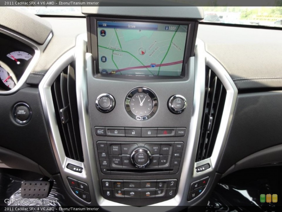 Ebony/Titanium Interior Controls for the 2011 Cadillac SRX 4 V6 AWD #52010925