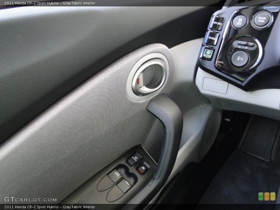 Gray Fabric Interior Controls for the 2011 Honda CR-Z Sport Hybrid #52011873