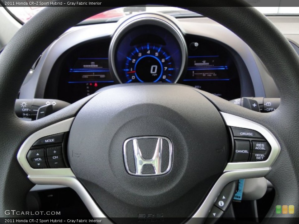 Gray Fabric Interior Controls for the 2011 Honda CR-Z Sport Hybrid #52011906