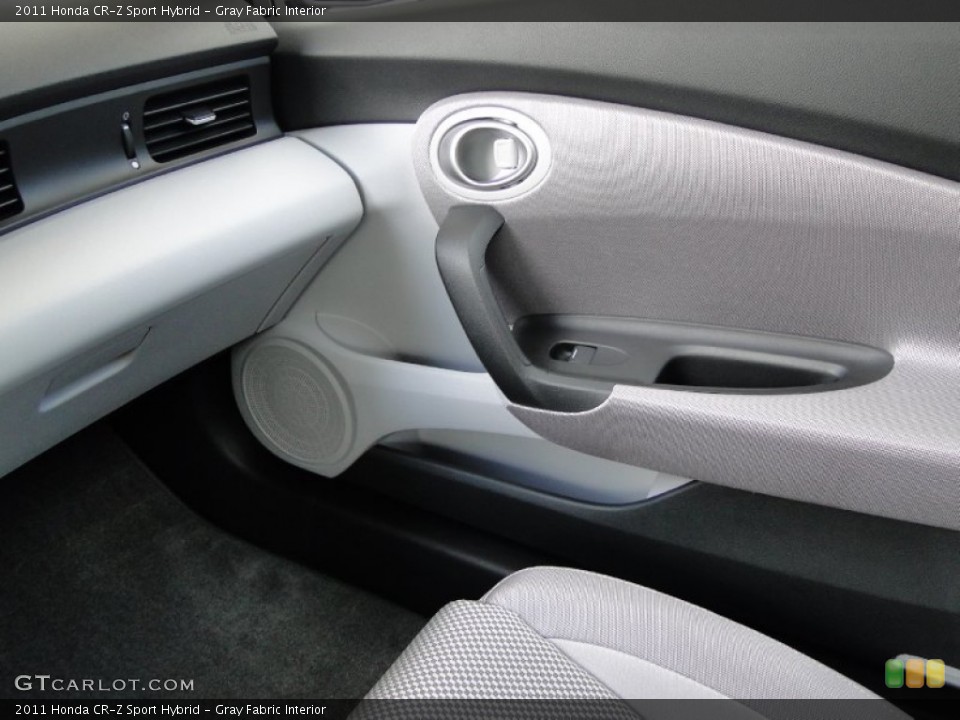 Gray Fabric Interior Door Panel for the 2011 Honda CR-Z Sport Hybrid #52012008