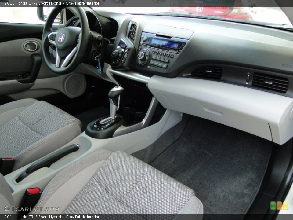 Gray Fabric Interior Dashboard for the 2011 Honda CR-Z Sport Hybrid #52012023