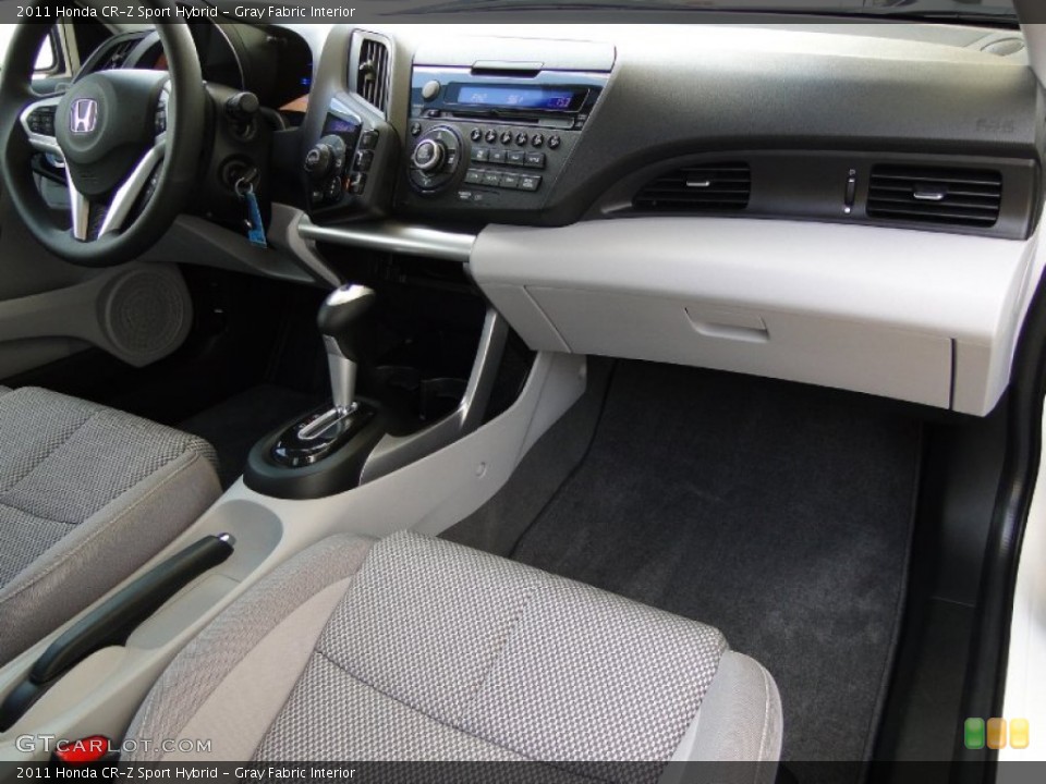 Gray Fabric Interior Dashboard for the 2011 Honda CR-Z Sport Hybrid #52012038