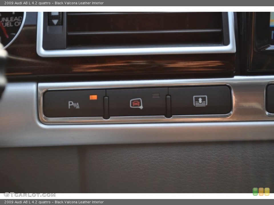 Black Valcona Leather Interior Controls for the 2009 Audi A8 L 4.2 quattro #52012848