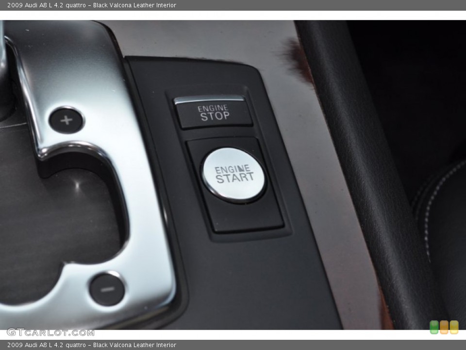 Black Valcona Leather Interior Controls for the 2009 Audi A8 L 4.2 quattro #52012893